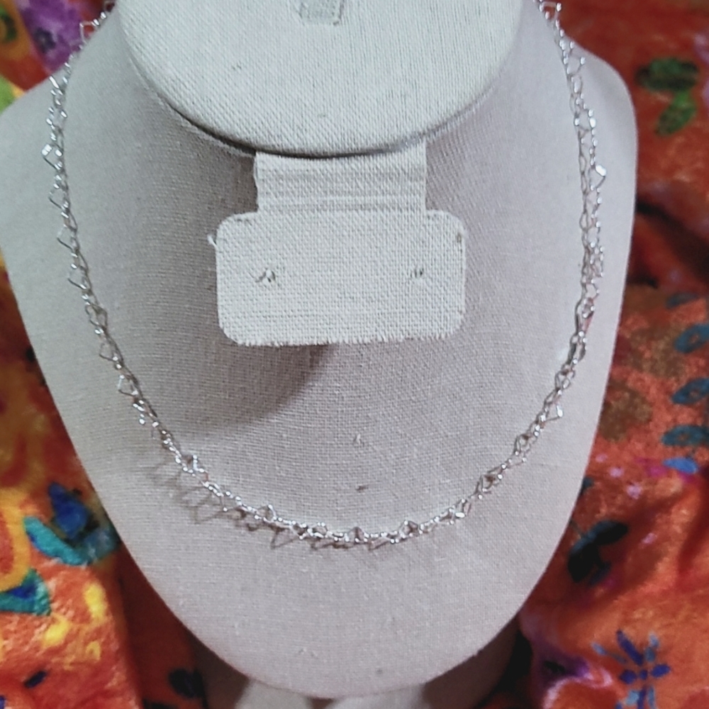 Heart Links Necklace .925 Sterling silver